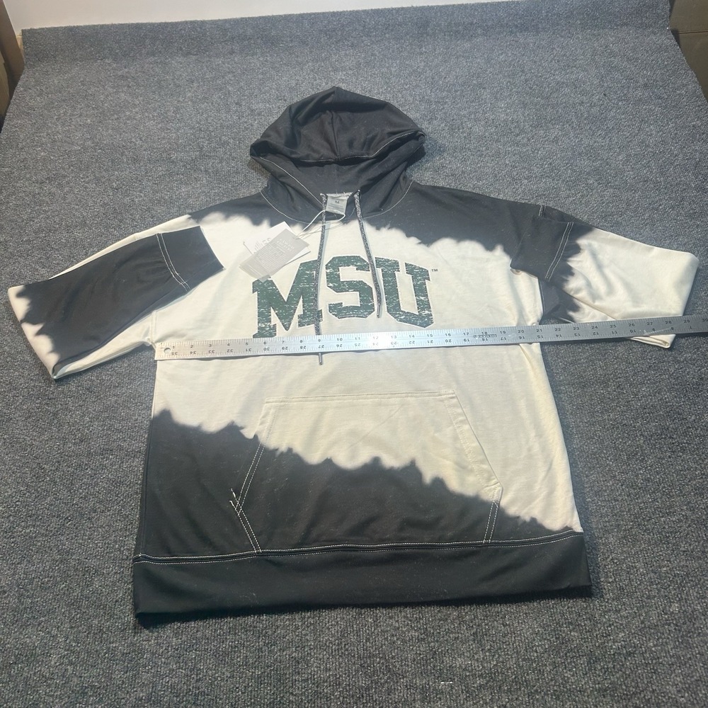 Michigan State Game Day Couture Pullover Hoodie Sz Medium MSU Tie Dye - Picture 3 of 6